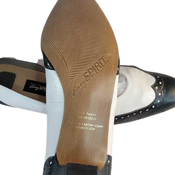 Easy Spirit Wingtip Kitten Vintage Made in USA Heels 193867 Women's Size 8 1/4 - Picture 8 of 14